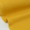 Tissu coton Enduit uni Moutarde -Oeko tex