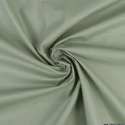 Tissu coton Enduit uni tilleul -Oeko tex