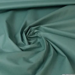 Tissu coton Enduit uni vert Thym-Oeko tex