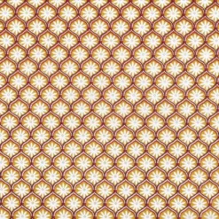 Tissu coton Enduit Zea motif fleurs graphique jaune