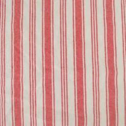 Tissu coton Eugene tissé teint à rayures rouges