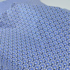 Tissu coton Gaudi écailles Bleu encre - OEKO TEX