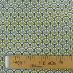 Tissu coton Gaudi écailles Olive- OEKO TEX