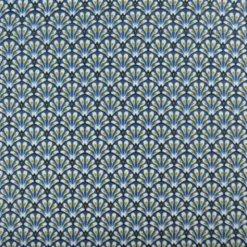 Tissu coton Gaudi écailles Pétrole - OEKO TEX