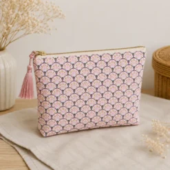 Tissu coton Gaudi écailles Rose - OEKO TEX