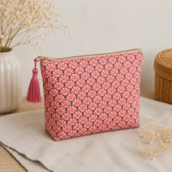 Tissu coton Gaudi écailles Rouge - OEKO TEX