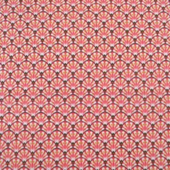 Tissu coton Gaudi écailles Rouge - OEKO TEX