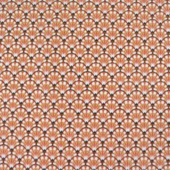 Tissu coton Gaudi écailles Terracotta - OEKO TEX