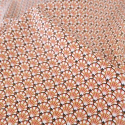 Tissu coton Gaudi écailles Terracotta - OEKO TEX
