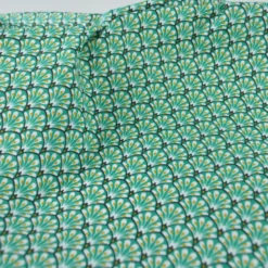 Tissu coton Gaudi écailles Vert - OEKO TEX
