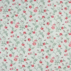 Tissu coton Grace motifs fleurs roses - OEKO TEX