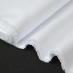 Tissu coton haut de gamme pour chemise oxford blanc