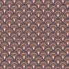 Tissu coton imprimé écailles Aubergine et rose - OEKO TEX