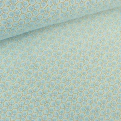 Tissu coton imprimé Riad Aqua - OEKO TEX