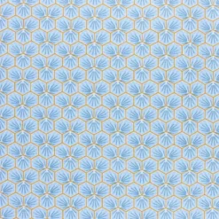 Tissu coton imprimé Riad bleu ciel - OEKO TEX