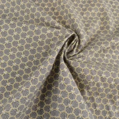 Tissu coton imprimé Riad gris ardoise - OEKO TEX