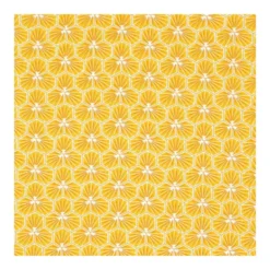 Tissu coton imprimé Riad Jaune - OEKO TEX