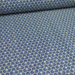 Tissu coton imprimé Riad Marine - OEKO TEX