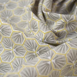 Tissu coton imprimé Riad Taupe - OEKO TEX