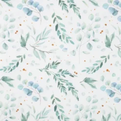 Tissu Coton Ito motif eucalyptus et feuillage - OEKO TEX