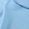 Tissu coton Jules à carreaux coloris bleu et blanc - OEKO TEX