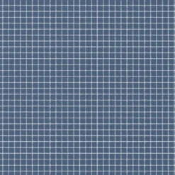 Tissu coton Jules à carreaux coloris bleu et blanc - OEKO TEX