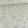 Tissu coton Kolius motif écailles coloris Bleu et blanc - OEKO TEX