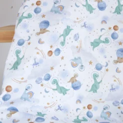 Tissu coton Ludidi motif dinosaures - OEKO TEX