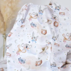 Tissu coton Minoe motif animaux - OEKO TEX
