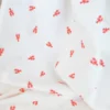 Tissu coton motif écrevisses fond blanc cassé - OEKO TEX