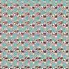 Tissu coton Nageuses Enduit coloris Turquoise - Oeko tex