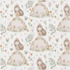 Tissu coton Niouchka – princesses et cœurs pastel