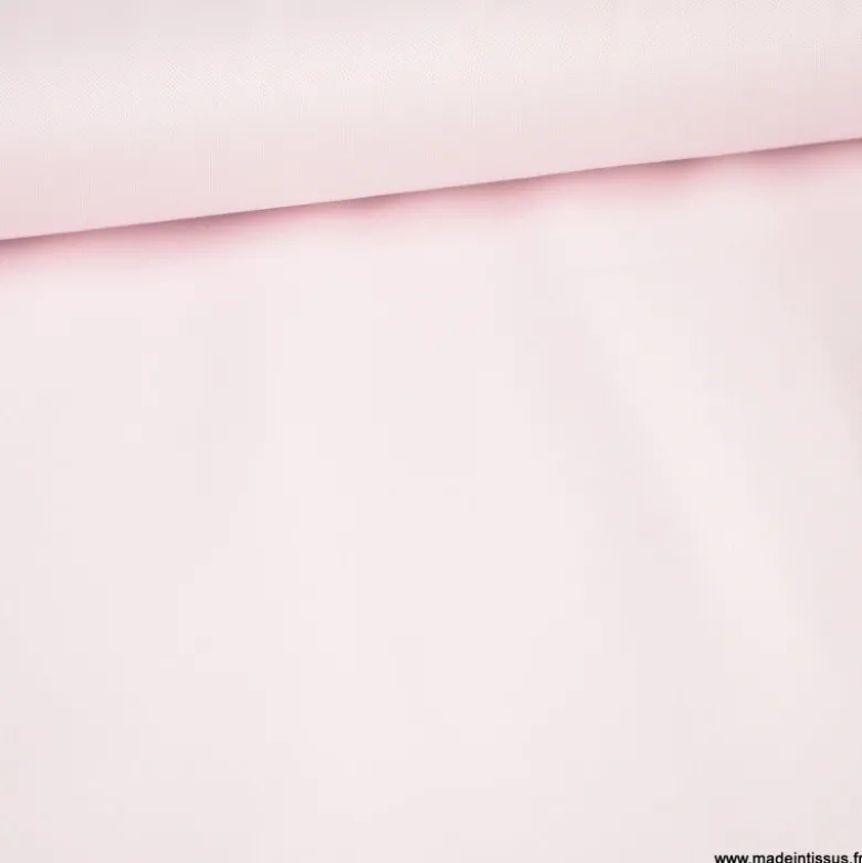 Tissu coton Oxford haut de gamme pour chemise Rose