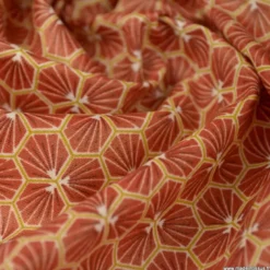 Tissu coton Riad Enduit coloris Bruschetta Oeko tex