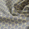 Tissu coton Riad Enduit coloris Ardoise Oeko tex
