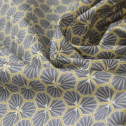 Tissu coton Riad Enduit coloris Ardoise Oeko tex