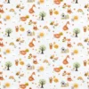 Tissu coton Rouxy motifs renards, abeilles et soleil - oeko tex