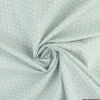 Tissu coton Saijo motif Wifi Céladon et blanc - oeko tex