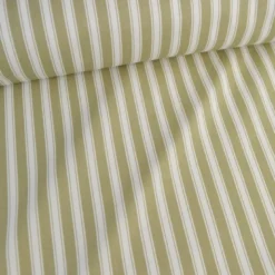 Tissu coton sergé Cale Anti duvet à rayures
