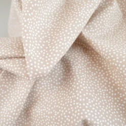 Tissu coton Tassi motif petit pois fond Galet - OEKO TEX