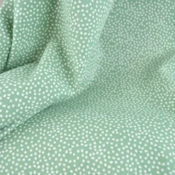 Tissu coton Tassi motif petit pois fond Romarin - OEKO TEX