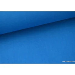 Tissu cretonne coton Bleu Ceramique - OEKO TEX
