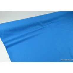 Tissu cretonne coton Bleu Ceramique - OEKO TEX