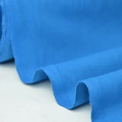 Tissu cretonne coton Bleu Ceramique - OEKO TEX