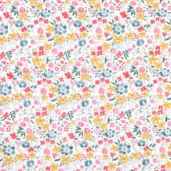 Tissu cretonne coton Bridget motifs fleurs - OEKO TEX