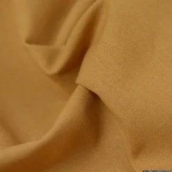 Tissu cretonne coton Camel - OEKO TEX