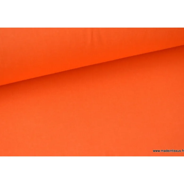 Tissu cretonne coton Citrouille - OEKO TEX
