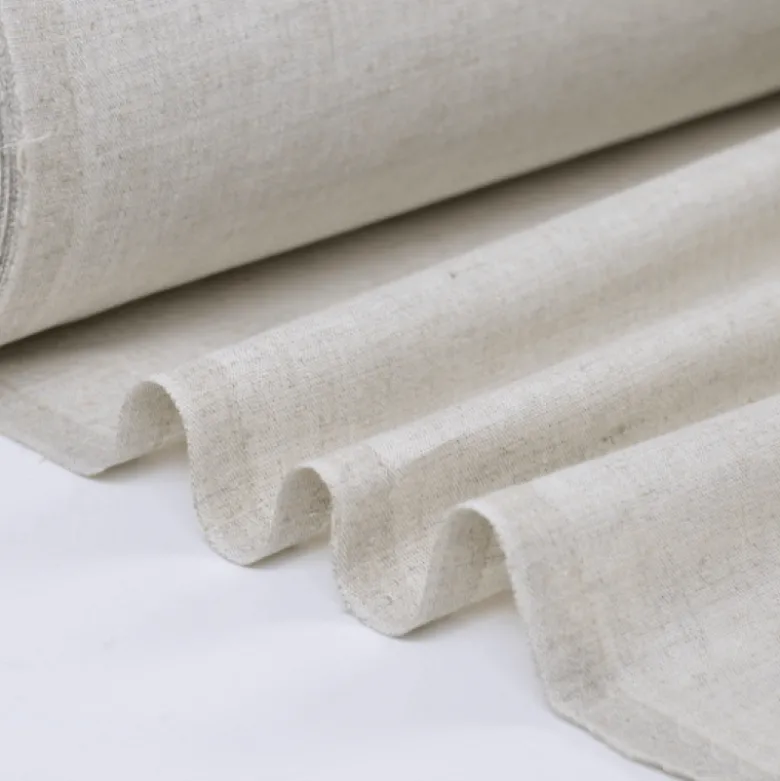 Tissu cretonne coton coloris lin - OEKO TEX