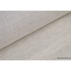 Tissu cretonne coton coloris lin - OEKO TEX