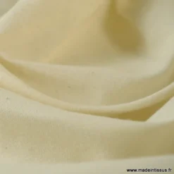 Tissu cretonne coton écru NATUREL (non teinté) - OEKO TEX